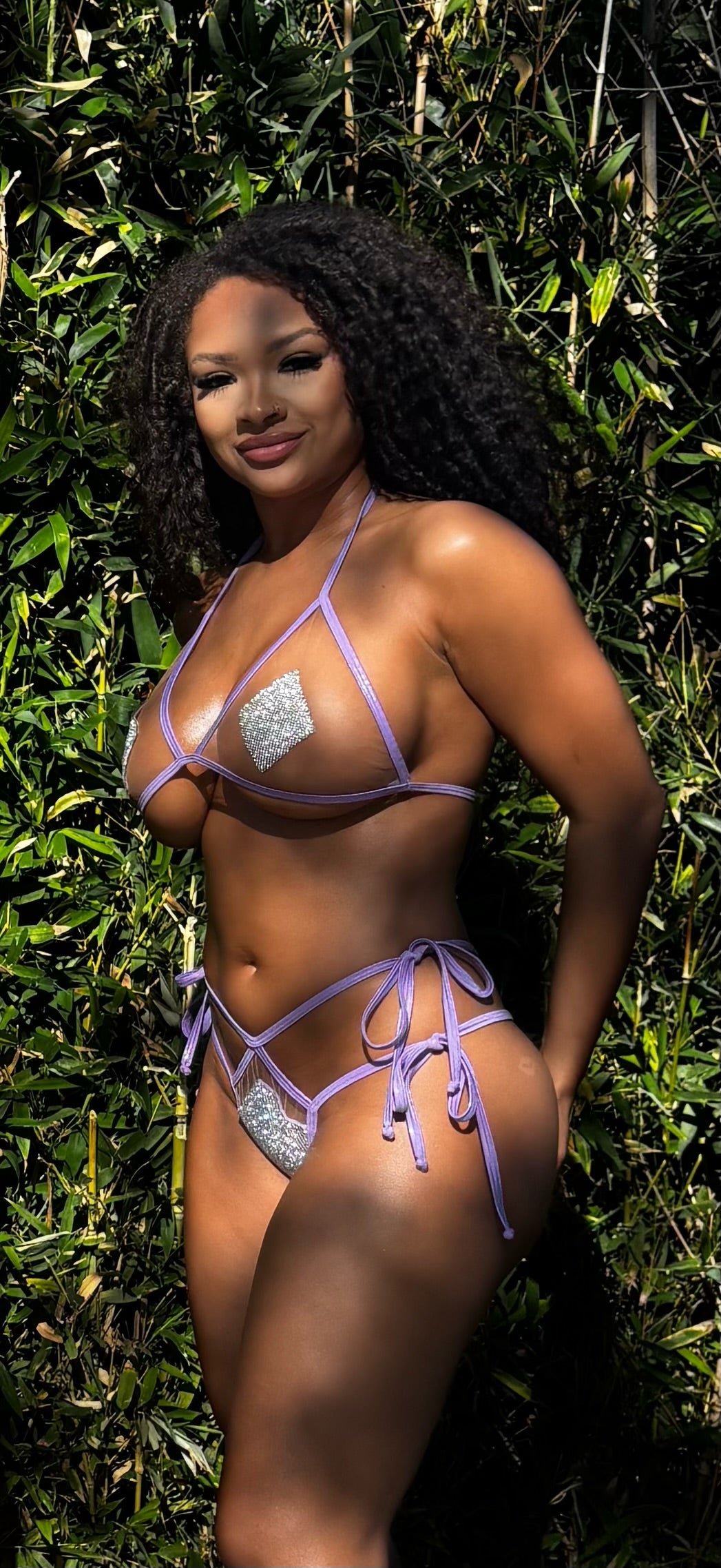 PURPLE DIAMOND BIKINI