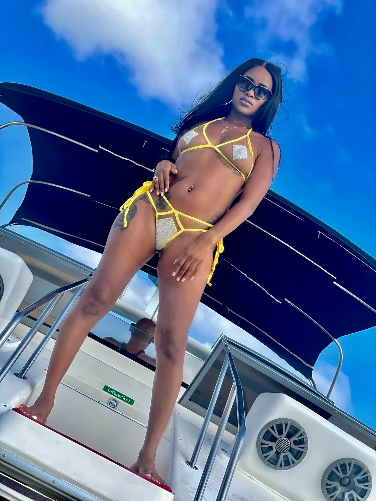 YELLOW DIAMOND BIKINI